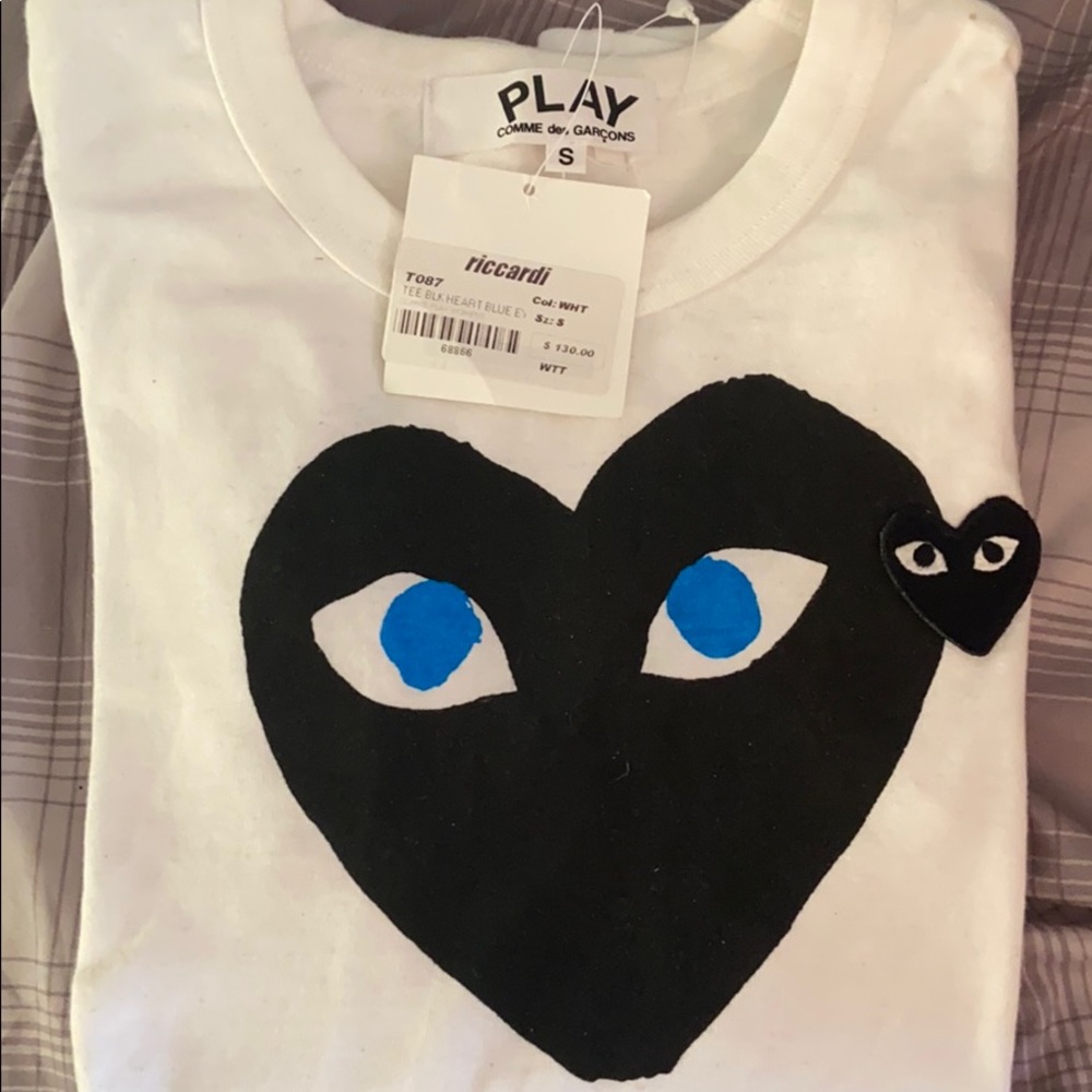 Comme des Garcons Black Heart, Blue Eyes Shirt